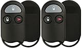 KeylessOption Keyless Entry Remote Car Key Fob Case Shell Pad Replacement for KOBUTA3T (Pack of 2)