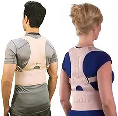 Mitsico Coinfinitve Back Pain Support Royal Posture Adjustable Back Brace Unisex (XXL)