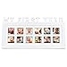 My First Year 12 Month Baby Picture Photo Frame – Capture Birth to First Birthday – Unisex Keepsake Photo Collage Holds Infant Photographs