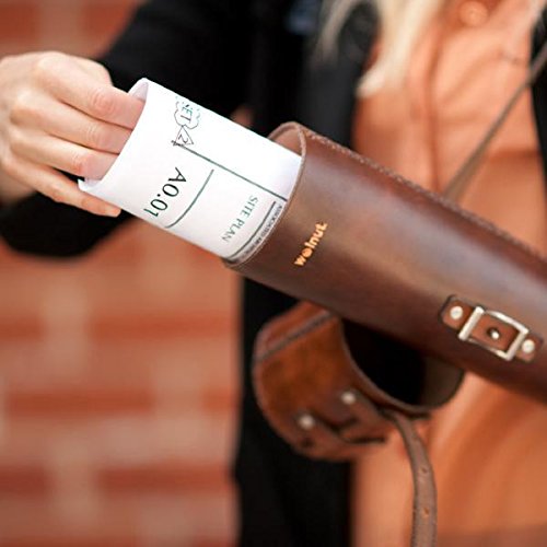 4 Blueprint+Artwork+Handsewn+Leather+Carrying