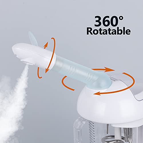 ZENY Professional Small Facial Steamer Nano Ionic Face Steamer Warm