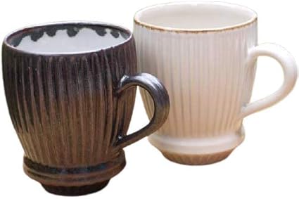 Amazon Co Jp 釉削ぎペアマグカップ ホーム キッチン
