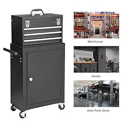 BIG RED ATBD134R-BLACK-3 Torin Rolling Garage