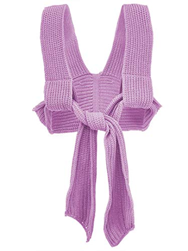 Vrouwen onregelmatig vest DIY gebreide trui vest Y2k gebreide jas Crop Tank Top meerdere stijlen van dragen - Image 7