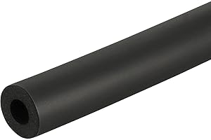 MECCANIXITY Pipe Insulation Foam Tube Lagging Insulation Pipe 9mm(3/8") ID 17mm OD 6.6ft Heat Preservation for Handle Grip Support