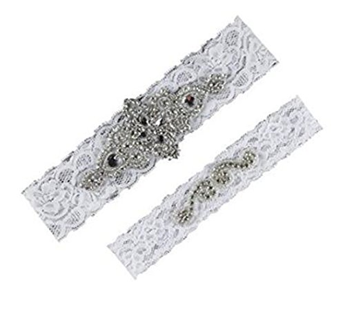 Bhwin White Rhinestones Lace Bride Wedding Stretch Garter Belt Set | Desertcart Brunei Bhwin White Rhinestones Lace Bride Wedding Stretch Garter Belt Set | Desertcart Brunei