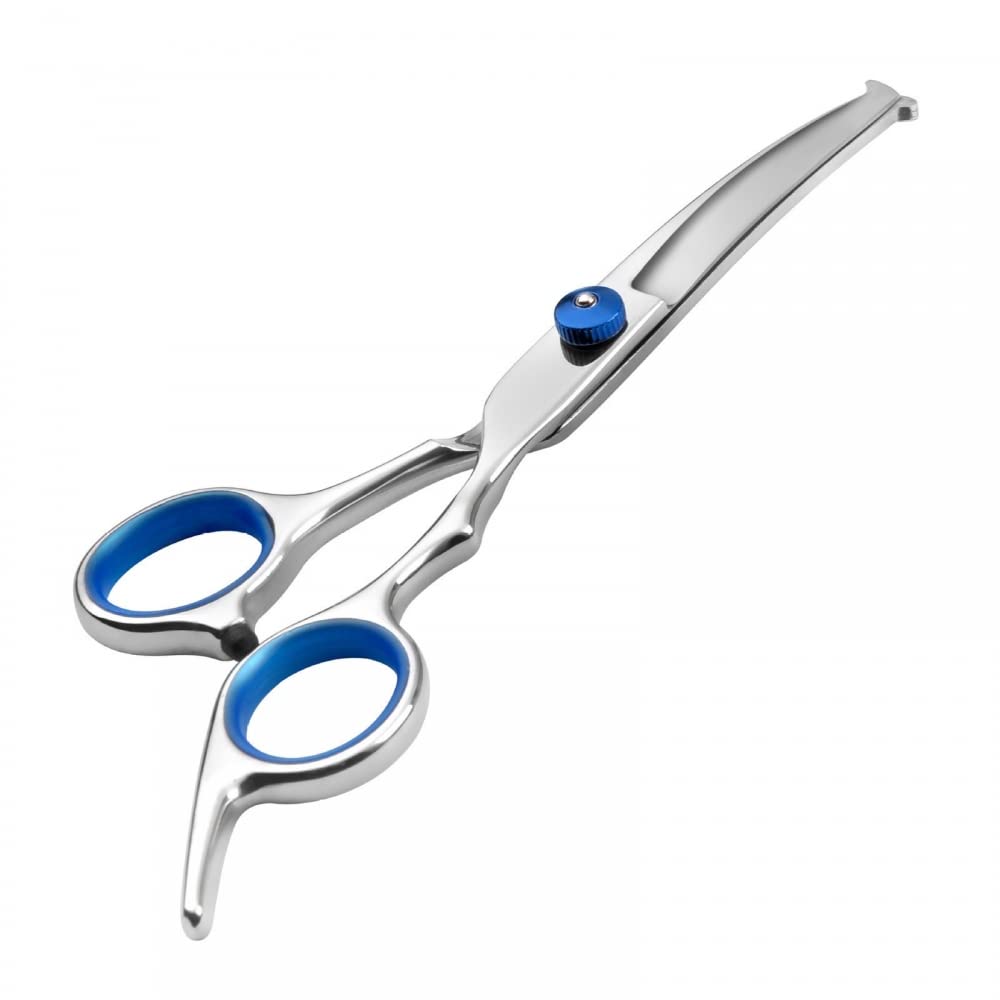 Pet Grooming Scissors, 6.6" Stainless Steel Pet Hair Cutting Trimming Scissors with Safety Round Tips for Dogs Cats