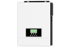 SOGTICPS 3000W Solar Hybrid Inverter DC24V to AC230V, Off-Grid Pure Sine Wave Inverter with 80A MPPT Solar Charger + AC Charger,Max PV 3000W DC30-400V Input,fit for 24V Lead-Acid/Lithium Battery