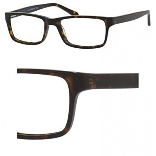 Adensco Plastic Rectangular Eyeglasses 54 0086 Dark Havana