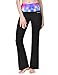 Baleaf Women's Fold Over High Waist Lounge Yoga Bootleg Pants