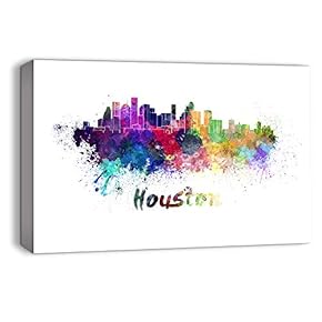 Watercolor Abstract Ink Splash Painting Artwork for Home Framed
