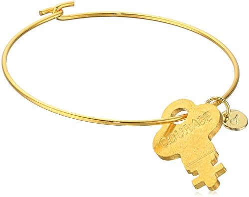 The Giving Keys Dainty Bangle Gold COURAGE