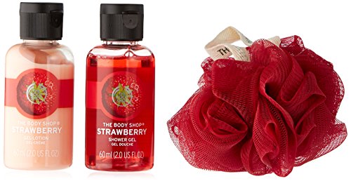 The body shop strawberry cube gift set