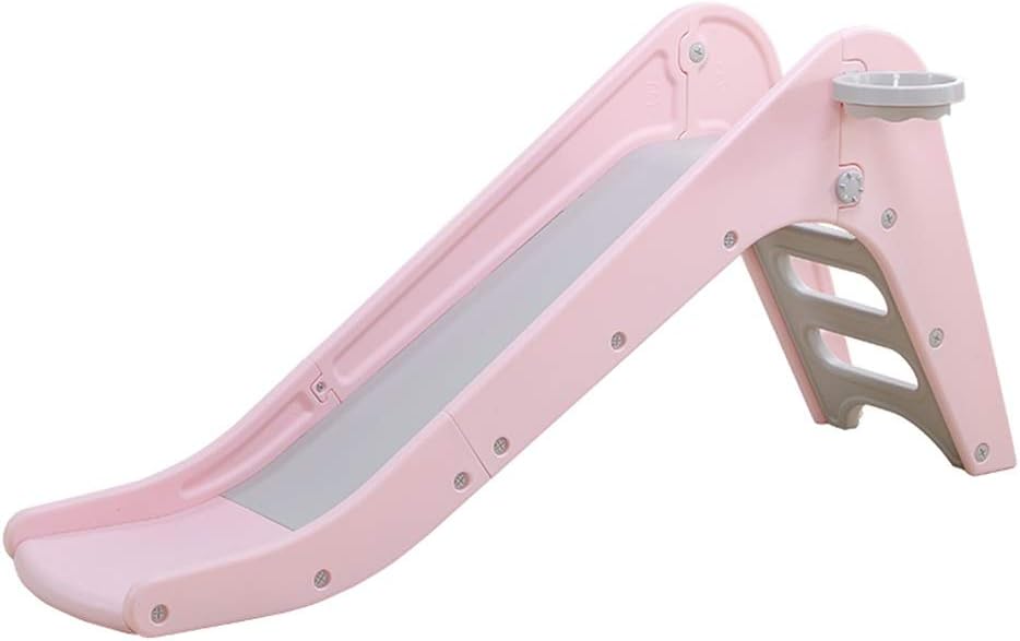 Xyanzi kids toys Children's Toy Slide, Indoor Small Baby Extended Slide Slide Baby Climber Educational Toys for Toddlers (color : Pink)