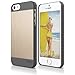elago iPhone SE case, [Outift Matrix][Dark Grey/Champagne Gold] - [Premium Hybrid Construction][Diamond-Cut Aluminum][Spark Design Award] - for iPhone SE/5/5S