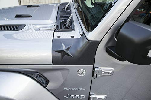 Danti Black Cowl Body Armor Outer Cowling Cover for Jeep Wrangler JL JLU Exterior Accessories Part 2018 2019