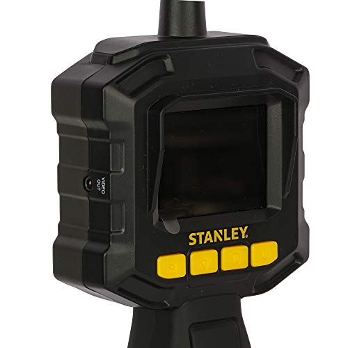 Stanley Inspektionskamera, Endoskop (90 cm Schwanenhals, 8mm Kamerakopf, 180° schwenkbares Display, LCD Farbdisplay, beleuchtet mit 4 LEDs, IP67 Klassifizierung, mit Koffer) STHT0-77363 – Bild 7