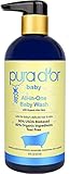PURA D'OR Baby Wash & Shampoo, 16 oz