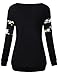 EMVANV EMVANA Women's Comfy Long Sleeve Floral Print Patchwork Tunic Tops Shirt