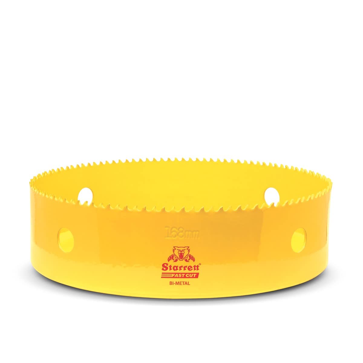 Starrett HSS Bi-Metal Fast Cut Hole Saw - 168mm - For Metal, Wood, Plastics