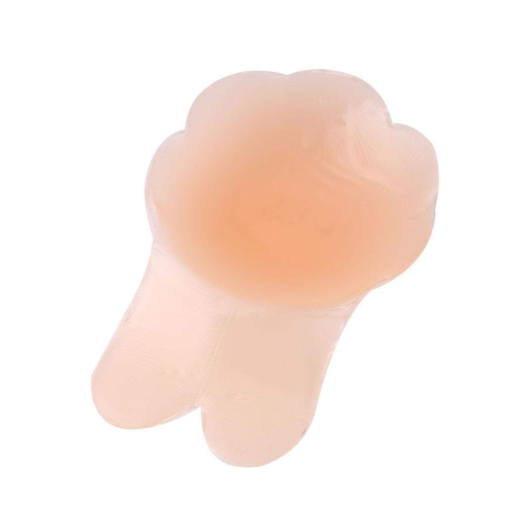 piokikio Silicone Reusable Nipple Cover Invisible Self-Adhesive Breast Petals Bra Push Up Invisible Bra Pink