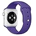 Apple Watch Band, Perman Sports Comfort Smooth Silicone Smart Watch Replacement Bracelet Strap Band Watchband for Apple Watch 38mm Dark Purple