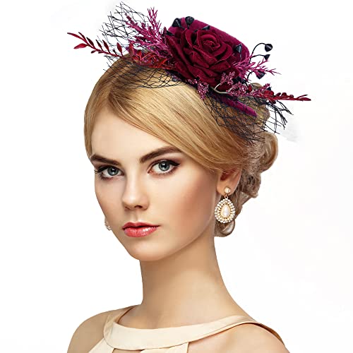 Tea Hat Amazon Fascinator ZinniDay Handmade Fascinator Hats For