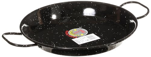 Garcima 11-Inch Enameled Steel Paella Pan, 28cm