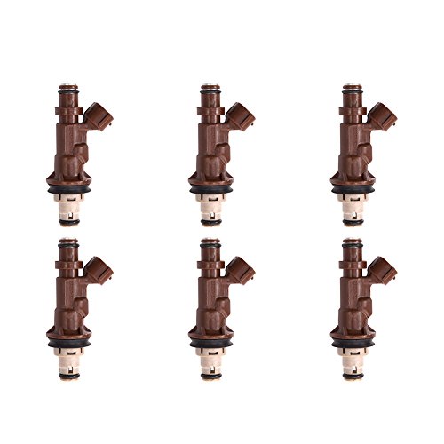 Catinbow 6PCS 2325062040 Engine Fuel Injector Set for 1995-2004 Tacoma/Tundra/4Runner 3.4L