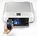 Canon MG6820 Wireless All-in-One Printer with Scanner and Copier: Mobile and Tablet Printing with Airprint™ and Google Cloud Print Compatible, White