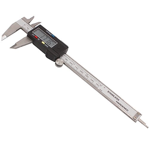 Niupika digital caliper 0-6 inch/150mm steel electronic vernier c…