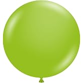 Tuf-Tex 24064 Lime Green Latex Party Balloons, 24", Lime Green, Pack of 25