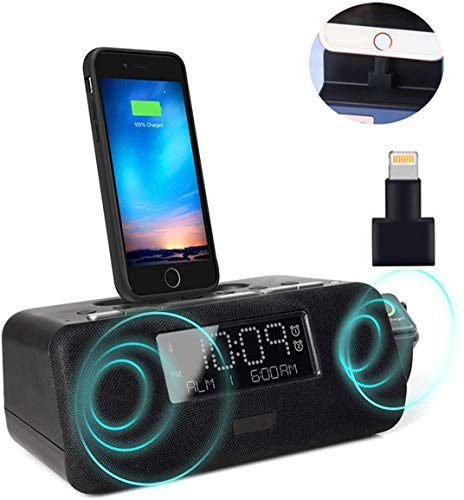 Onepeace Extender Dock for Lifeproof Otterbox Case, Male to Female Extension Charger Video Audio Adapter for iPhone 11/5s/5c/SE/6/6S/7/8 Plus/X/iPad Air and More Connector Black