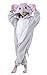 Newcosplay Unisex Children Elephant Pyjamas Halloween Kids Onesie Costume (125, Grey Elephant)