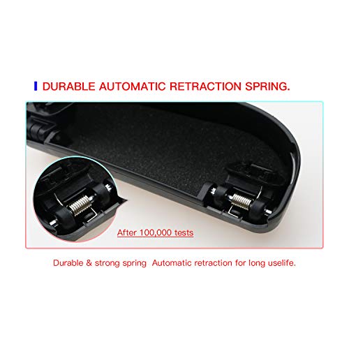 CDEFG Car Sunglasses Storage Box Glasses Holder Eyeglasses Storage Case for 2018-2019 C-HR CHR (Black)