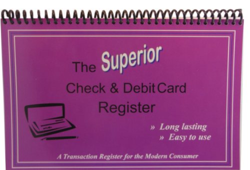 Buy The Superior RegisterCheck And Debit Card Register Simple Account 