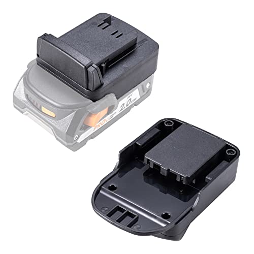 Crivnhar Adapter Converter - Ridgid AEG 18V Hyper Battery To Milwaukee M18 Power Tool