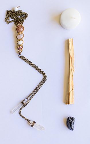 Crystal Healing Wire Wrapped Stone Totem Choker Bolo Style Cupid
