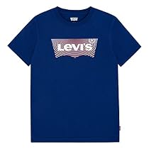 Levi's Big Boys' Graphic T-Shirt, Sodalite Blue, S