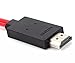 Amtake MHL Micro USB to HDMI 1080P HDTV Cable Adapter,6.5 feet