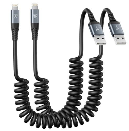 KIYODA Coiled Lightning Cable