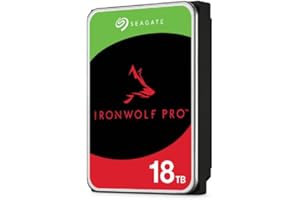Iron Wolf Pro 18TB NAS 3.5 Inch SATA 6Gb/s 7200 RPM 256MB Cache Internal Hard Drive HDD (ST18000NT001)