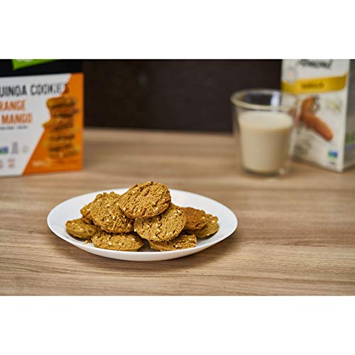 GoGo Quinoa Wheat, Corn and Egg Free Orange & Mango Essence Cookies, With Exotic Aroma and Fruity Taste Notes 13.96 oz