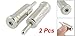Uxcell a11093000ux0703 2 Pcs Car Male Connector AM/FM Radio Antenna Cable Adapters Connectors (Pack of 2)