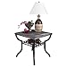 Ashley Furniture Signature Design - Antigo Living Room End Table - Slated Top with Metal Bottom - Contemporary - Black