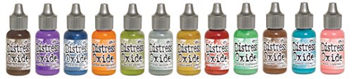 SPECIAL BUNDLE: Ranger Tim Holtz Distress Oxide Reinkers ALL 12 Colors!