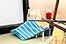 Lunchskins Reusable Zippered Sandwich Bag, Aqua Stripe