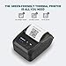 Bluetooth Thermal Receipt Printer, LOSRECAL Portable Personal Bill Printer with Carrying Case, Mini Wireless 58mm Mobile Printer Compatible with Android/Windows, Support ESC/POS Print Commands Setthumb 4