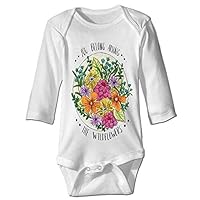 Imiss Baby Onesie Strong Wildflower Jumpsuit Soft Cotton Romper Comfy Creeper