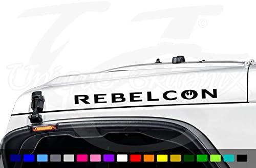 Jeep Wrangler Star Wars Inspired Rebelcon Vinyl Hood Decal 1 Pair